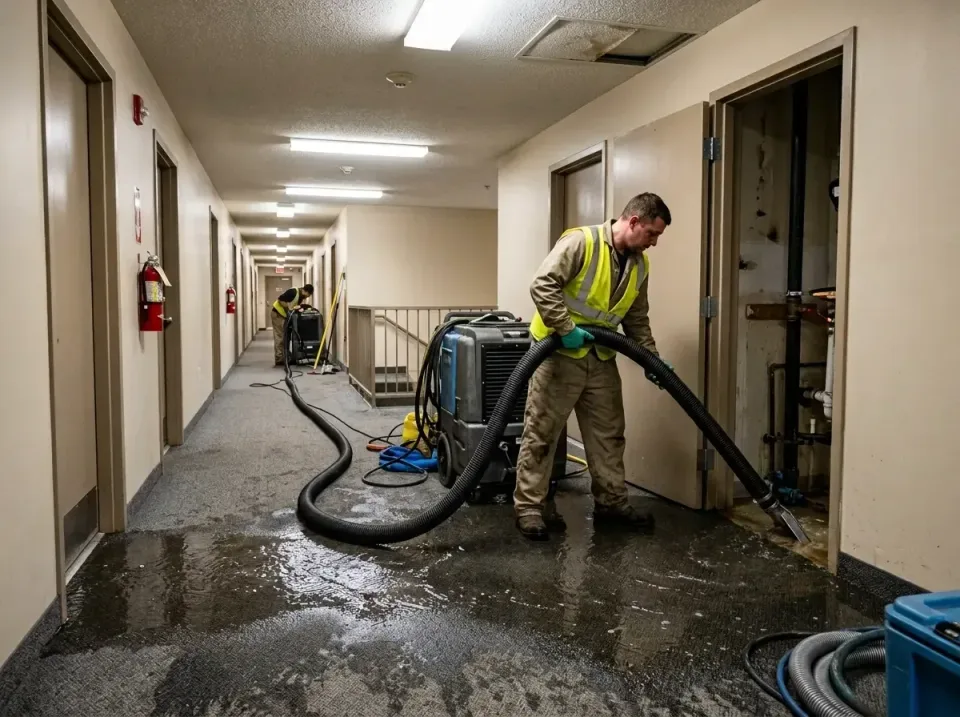 multi-unit-apartment-hallway-f-005 — frequently asked questions, Emergency Burst Pipe Water Extraction & Removal in Deer Lod…